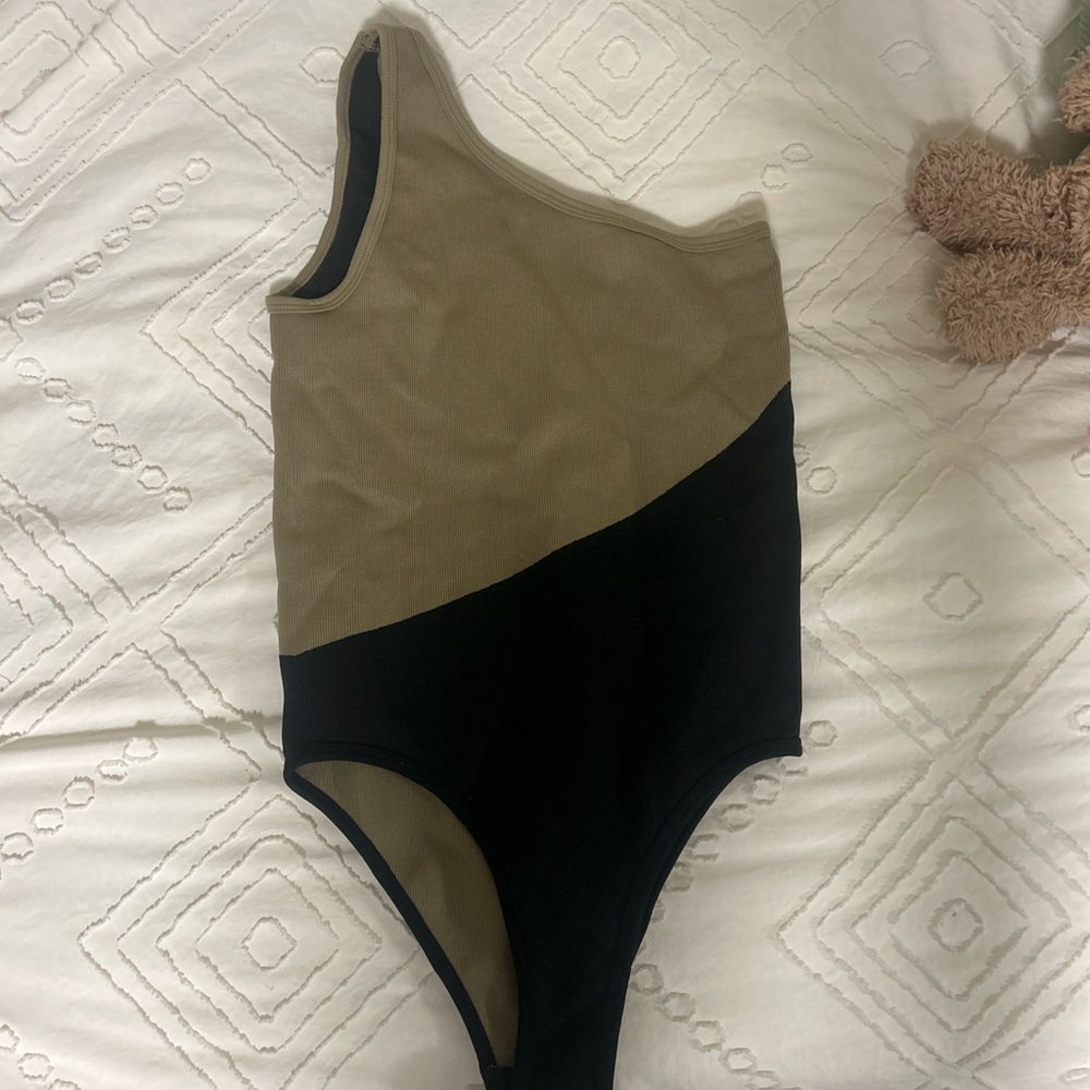 Black and Tan bodysuit